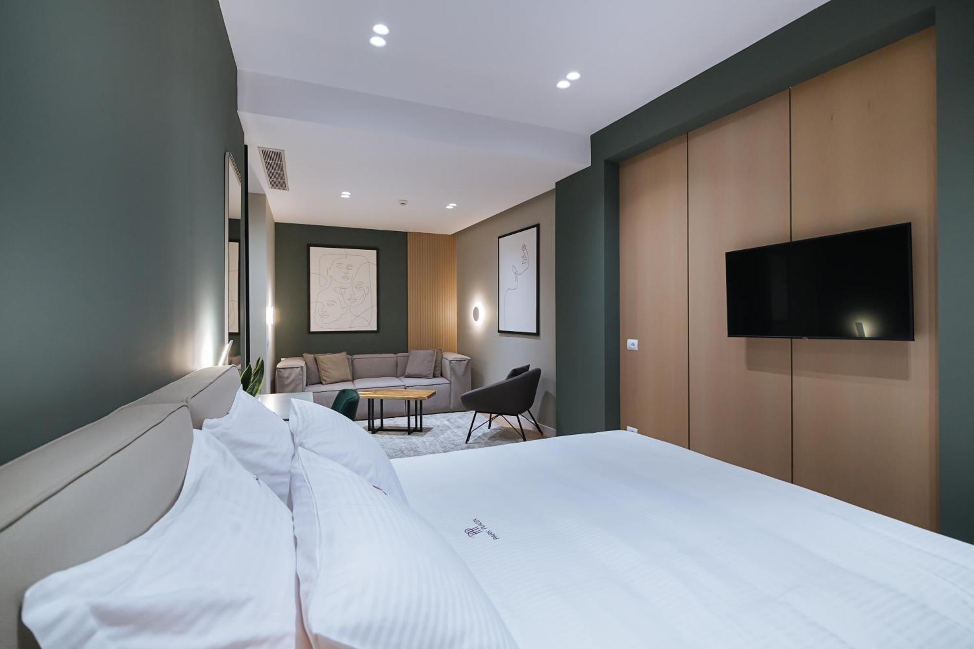 Park Plazza Hotell Korce Rom bilde