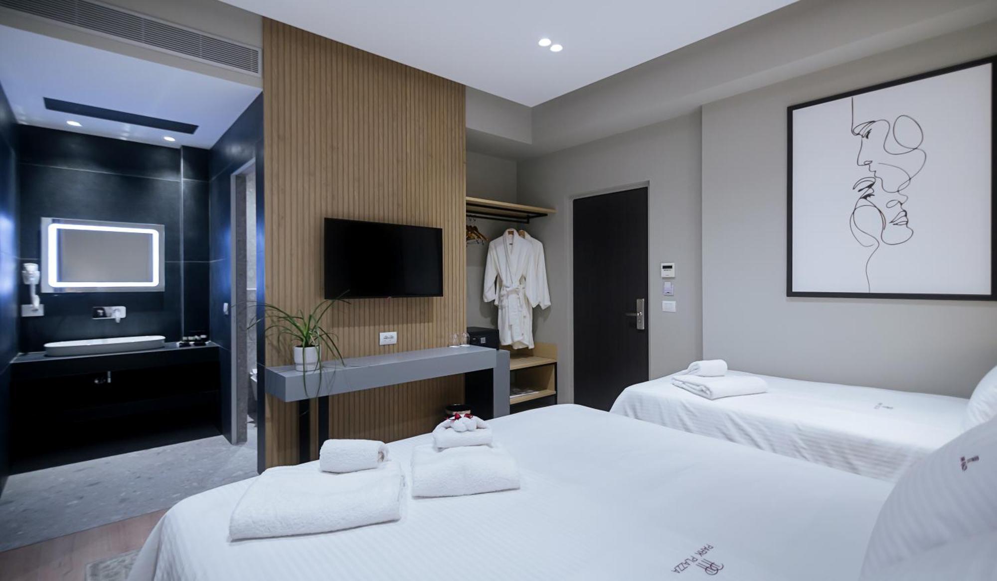 Park Plazza Hotell Korce Rom bilde